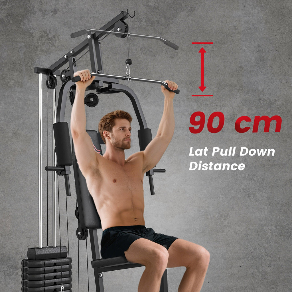 Multifunction Home Gym Machine with 45Kg Weight Stack for Full Body Workout