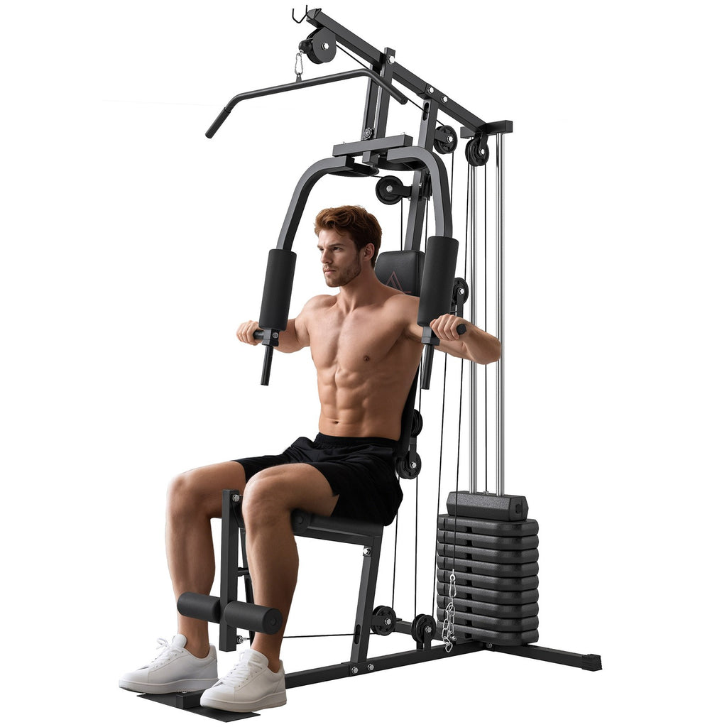 Multifunction Home Gym Machine with 45Kg Weight Stack for Full Body Workout