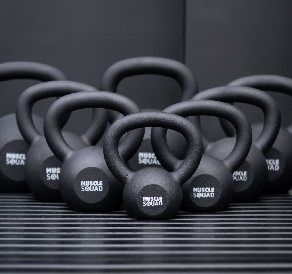 Weights - Cast Iron Kettlebells 4-28Kg Multi Gym, Gym Equipment - Musclesquad