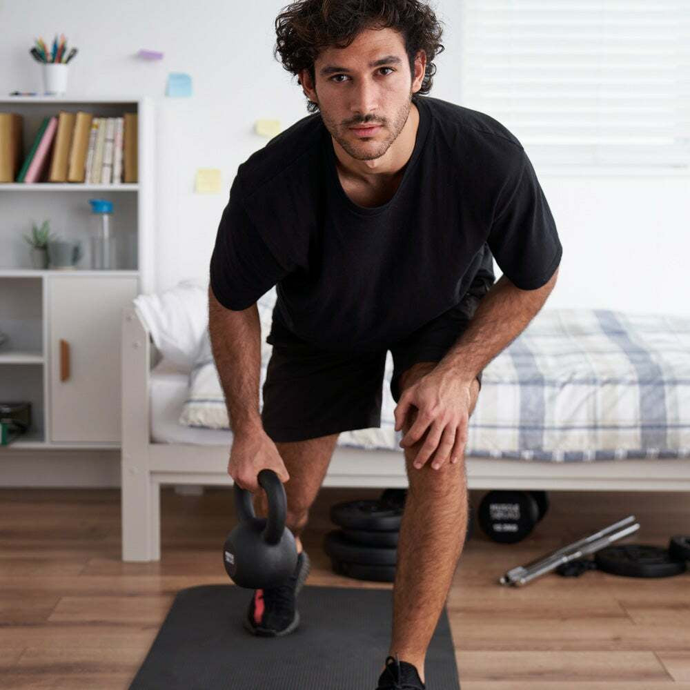 Weights - Cast Iron Kettlebells 4-28Kg Multi Gym, Gym Equipment - Musclesquad