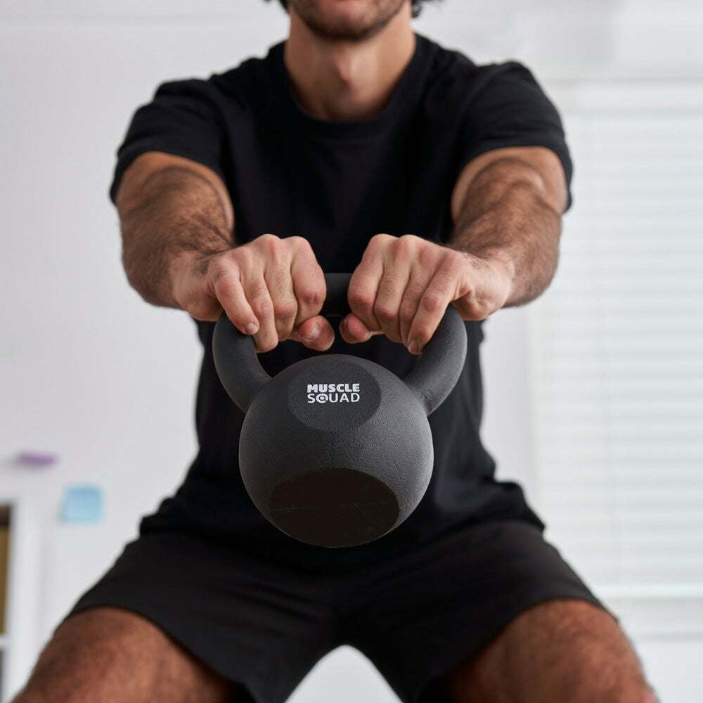 Weights - Cast Iron Kettlebells 4-28Kg Multi Gym, Gym Equipment - Musclesquad