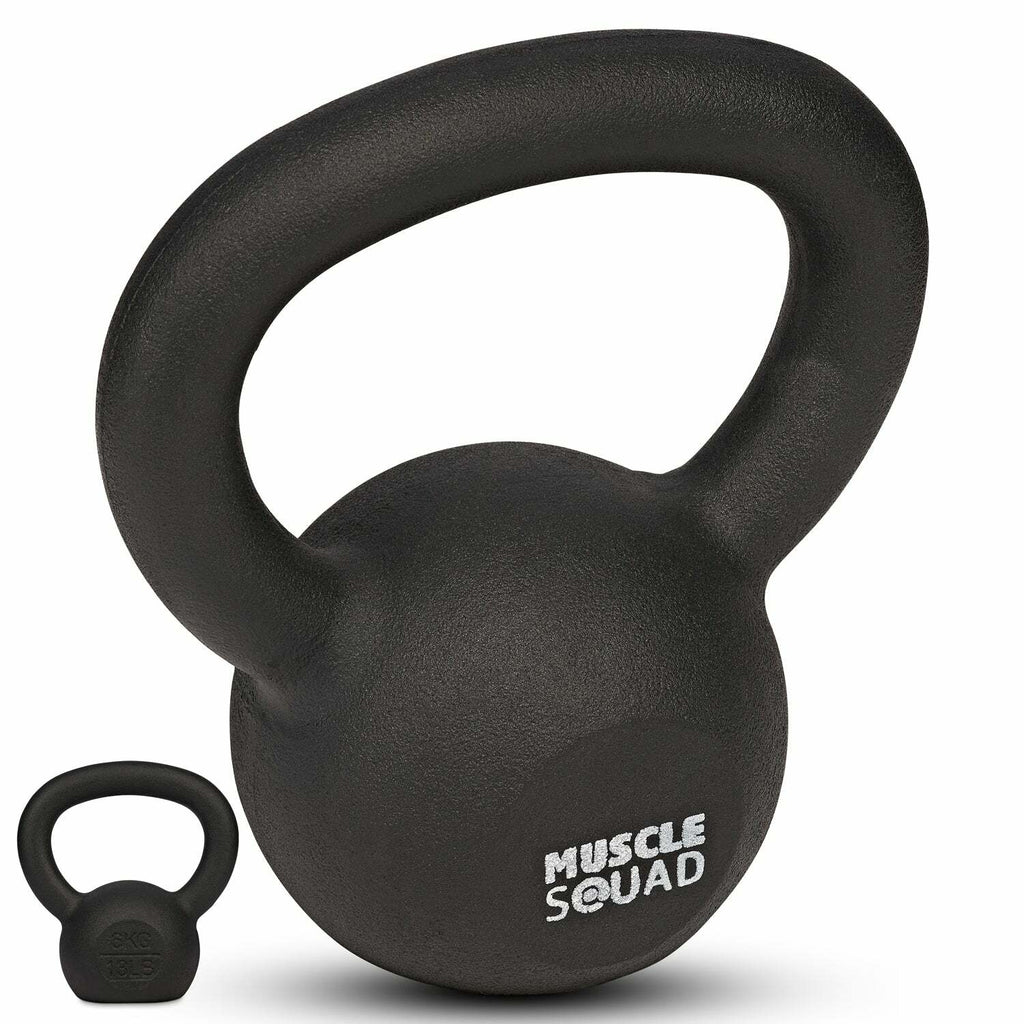 Weights - Cast Iron Kettlebells 4-28Kg Multi Gym, Gym Equipment - Musclesquad