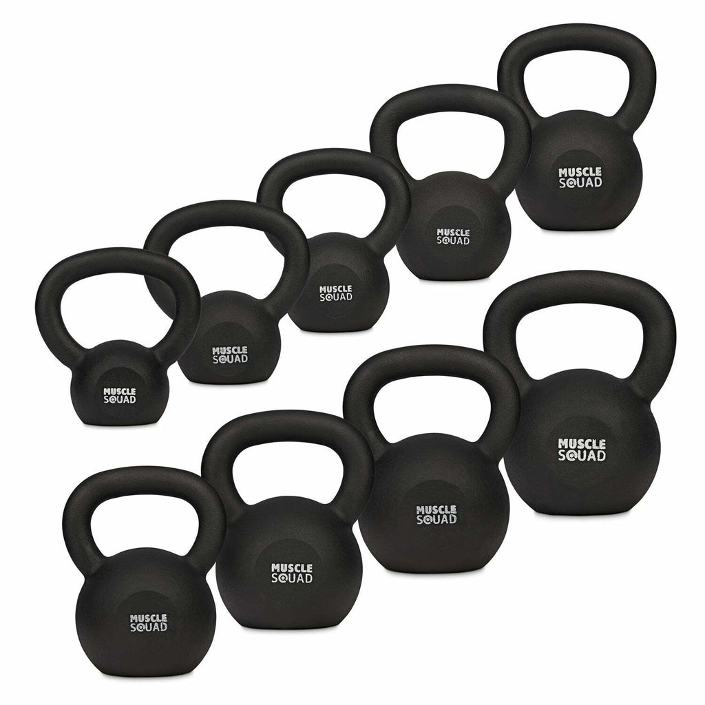 Weights - Cast Iron Kettlebells 4-28Kg Multi Gym, Gym Equipment - Musclesquad