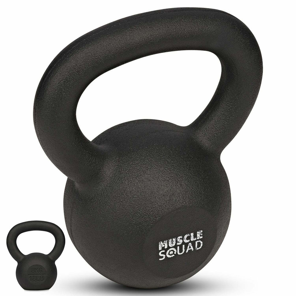 Weights - Cast Iron Kettlebells 4-28Kg Multi Gym, Gym Equipment - Musclesquad