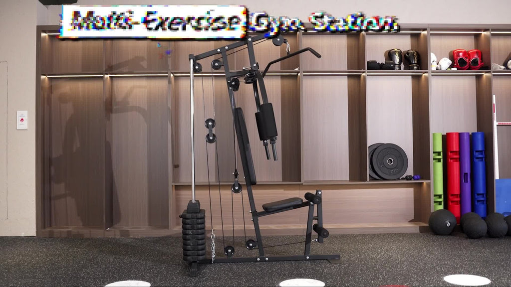 Multifunction Home Gym Machine with 45Kg Weight Stack for Full Body Workout